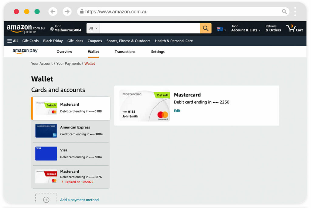 Remove Saved Payment Cards From Your Account